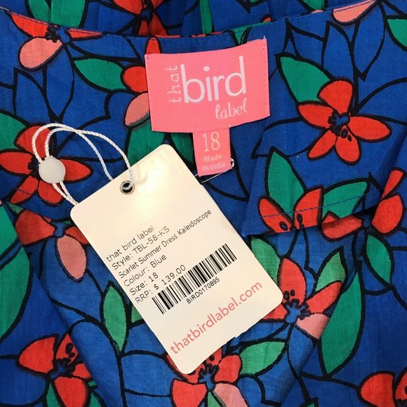 That Bird Label Scarlet Summer Dress Kaleidoscope - Picture 5 of 5